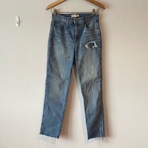 Madewell Women's Skinny Jeans - Light Blue